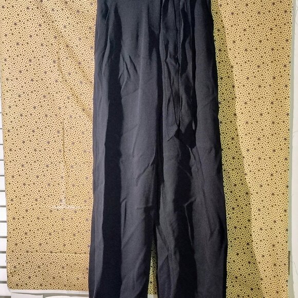 Club Monaco Black Casual Losse Fit Trousers - Picture 1 of 3